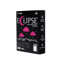 ECLIPSE® Matte Small DECK PROTECTOR® Sleeves: Hot Pink - 60ct-16698