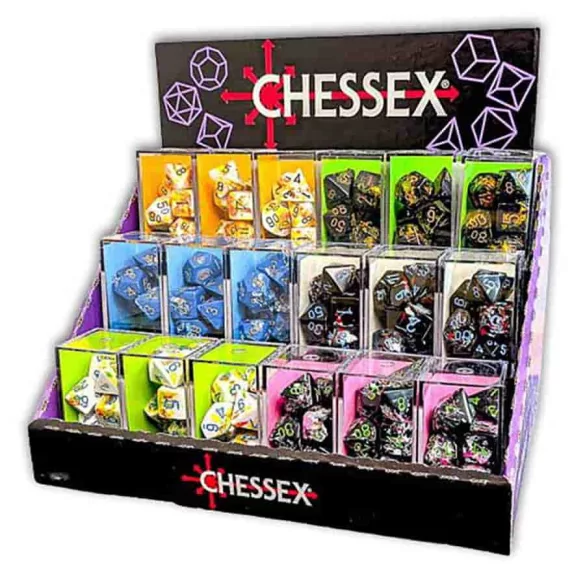 Brush Dice Polyhedral 7-Die Set Sampler – 18 készletes vegyes válogatás