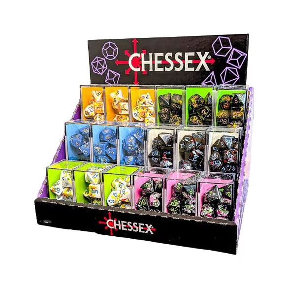 Brush Dice Polyhedral 7-Die Set Sampler – 18 készletes vegyes válogatás