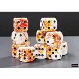 Brush Dice d6 Dice Block Sampler - 12 mm és 16 mm vegyes készlet