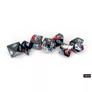Brush Polyhedral Dark Side/blue 7-Die Set-24408