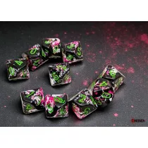 Brush Paintball/green Set of Ten d10s-24214