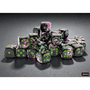 Brush Paintball/green 12mm d6 Dice Block (36 dice)-24814