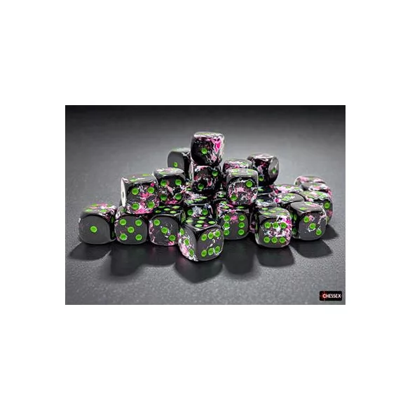 Brush Paintball/green 12mm d6 Dice Block (36 dice)-24814