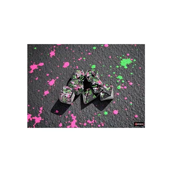 Brush Polyhedral Paintball/green 7-Die Set-24414