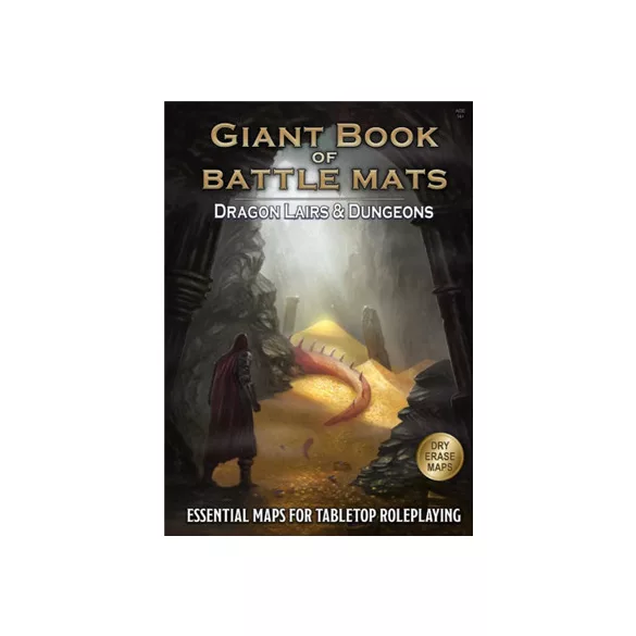 A Giant Book of Battle Mats - Dragon Lairs & Dungeons csatatérkötet