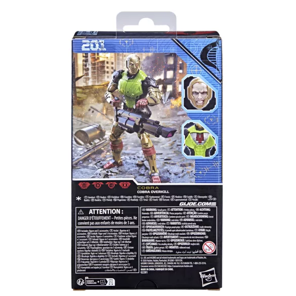 G.I. Joe Classified Series #201, Cobra Overkill-G22815X0