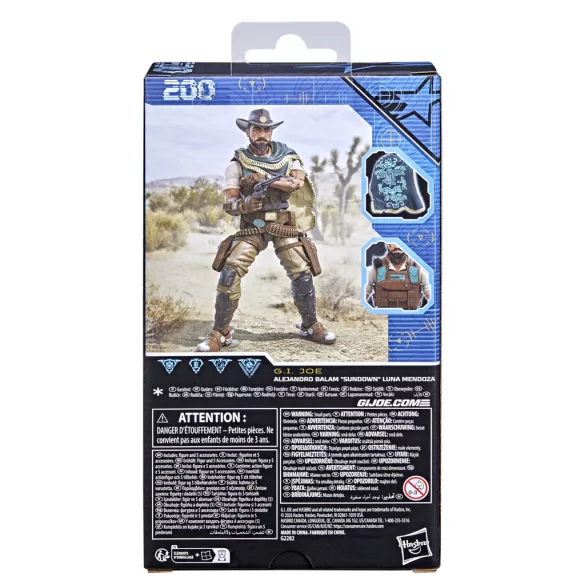 G.I. Joe Classified Series #200, Alejandro Balam "Sundown" Luna Mendoza-G22825X0
