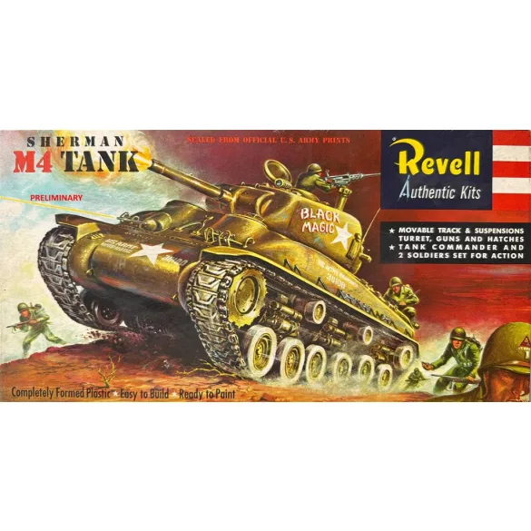 Revell: M4 Sherman - 75 Years Plastic Modelbuilding 1:40-03369