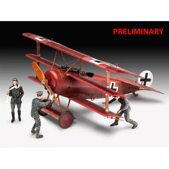 Revell: Fokker Triplane DR.1 - 75 Years Plastic Modelling 1:28-03762