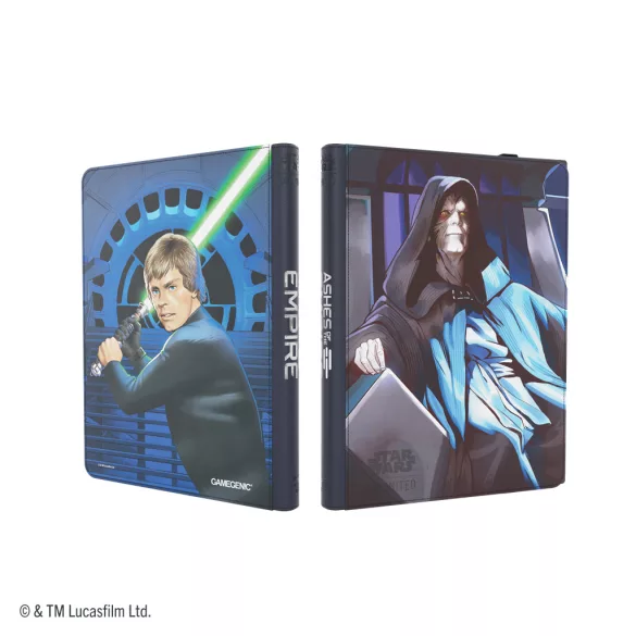 Star Wars: Unlimited Zip-Up Album 18-Pocket - Jedi Luke Skywalker & Emperor Palpatine-GGS31080ML