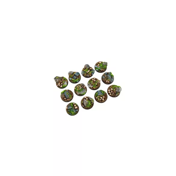 Graveyard Bases, Round 25mm (5)-B00821
