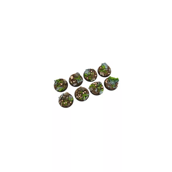 Graveyard Bases, Round 32mm (4)-B00820