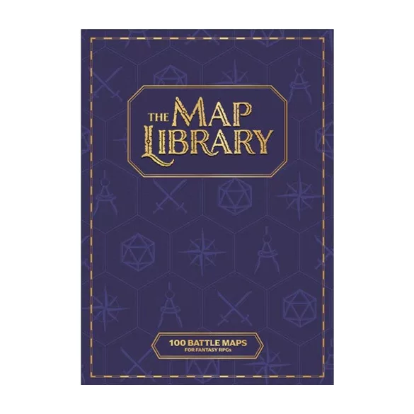 The Map Library - 100 DnD csatatérkép gyűjtemény, angol kiadás