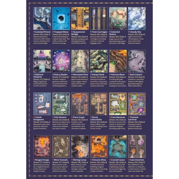 The Map Library - 100 DnD csatatérkép gyűjtemény, angol kiadás