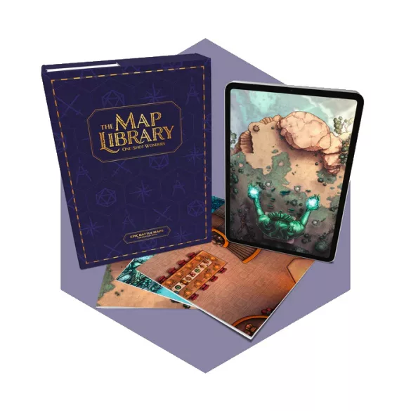 The Map Library - 100 DnD csatatérkép gyűjtemény, angol kiadás