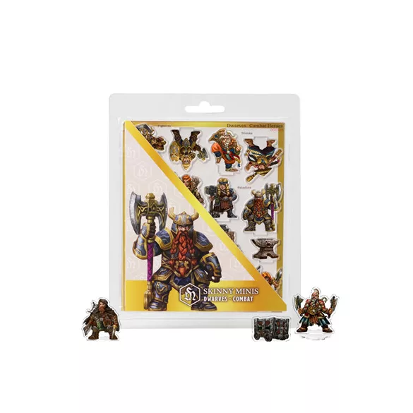 Skinny Minis - Dwarves Combat - EN-DIBSM012