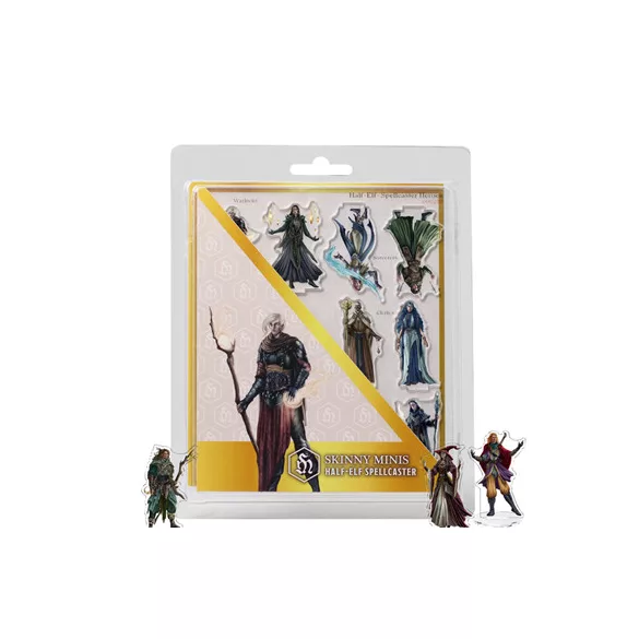 Skinny Minis - Half-Elf Spellcaster - EN-DIBSM019