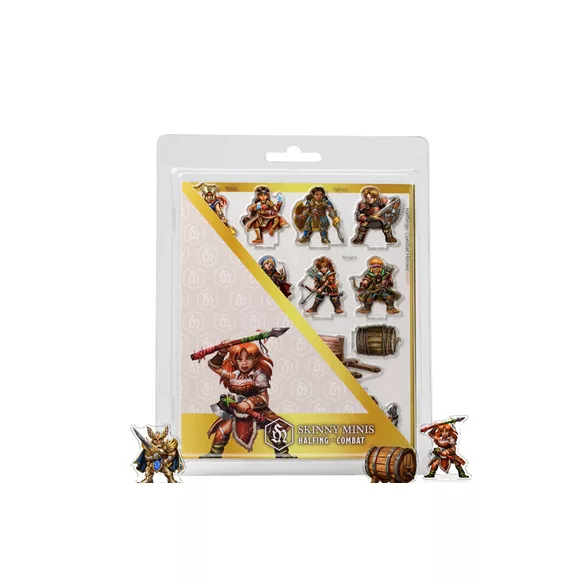 Skinny Minis - Halfling Combat - EN-DIBSM016