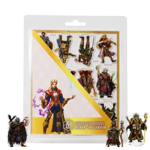 Skinny Minis - Human Spellcaster - EN-DIBSM021