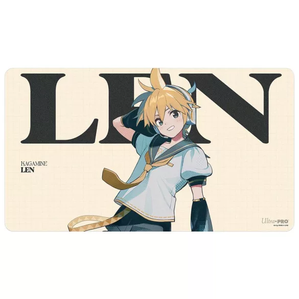 UP - Hatsune Miku - Retro Soundscapes: Len Playmat for Tabletop Gaming-16827