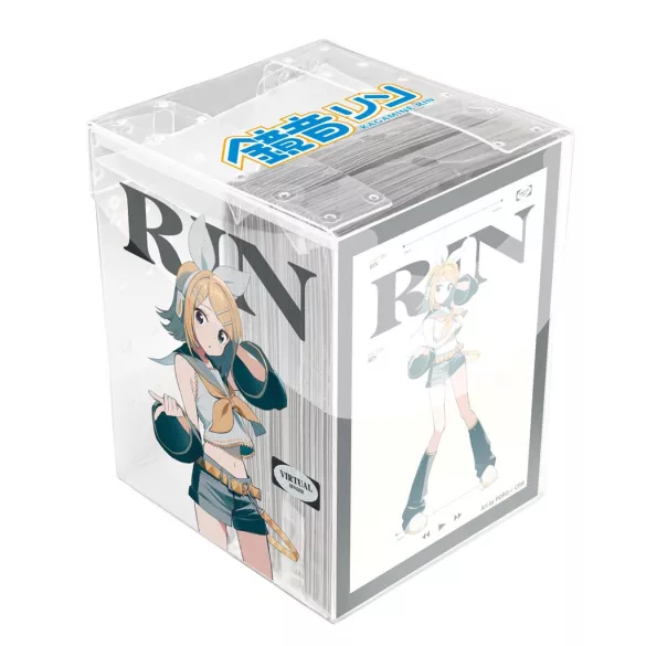 UP - Hatsune Miku - Retro Soundscapes: Rin 100ct DECK PROTECTOR Sleeves in Clear Box-16831
