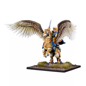 Kings of War - Muster Captain on Winged Aralez-MGKWHF201