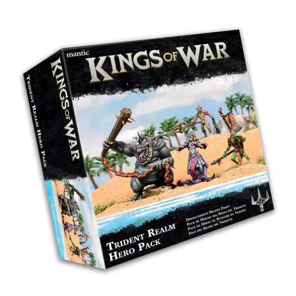 Kings of War - Trident Realm Hero Pack-MGKWR211
