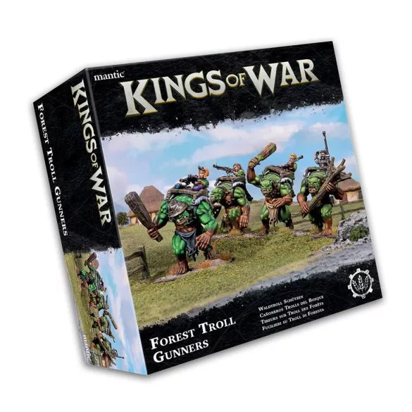 Kings of War - Forest Troll Gunners-MGKWHF308