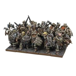 Kings of War - Northern Alliance Tribesmen Regiment-MGKWL301