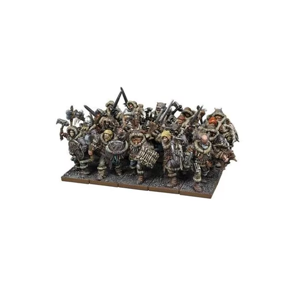 Kings of War - Northern Alliance Tribesmen Regiment-MGKWL301