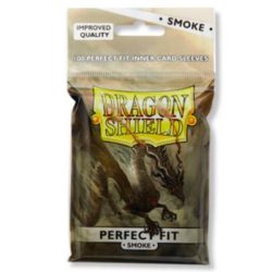 Dragon Shield Standard Perfect Fit Sleeves - Clear/Smoke (100 Sleeves)-AT-13023