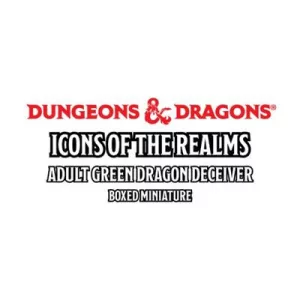 D&D Icons of the Realms: Adult Green Dragon Deceiver Boxed Miniature - EN-96399