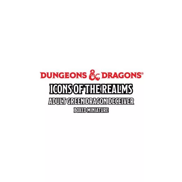 D&D Icons of the Realms: Adult Green Dragon Deceiver Boxed Miniature - EN-96399