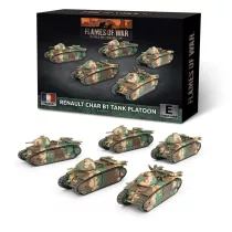 Flames of War - Renault Char B1 bis Tank Platoon (x5 Plastic)