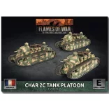 Flames of War - Char 2C Tank Platoon (x3)