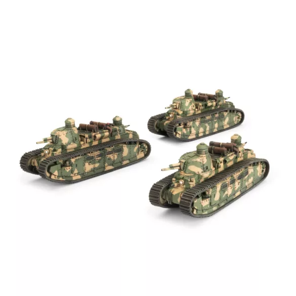 Flames of War - Char 2C Tank Platoon (x3)
