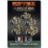 Flames of War - Renault FT Tank Platoon (x5) harckocsi minikészlet