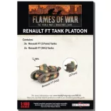 Flames of War - Renault FT Tank Platoon (x5) harckocsi minikészlet
