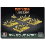 Flames of War - 105mm Artillery Battery minikészlet (4 löveg)