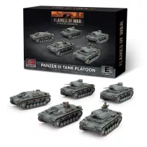 Flames of War - Panzer III/StuG III A Platoon (x5 Plastic)-GBX199