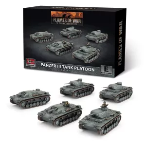 Flames of War - Panzer III/StuG III A Platoon (x5 Plastic)