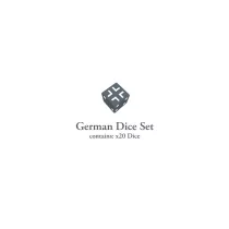 Flames of War - German Early War Dice Set (x20)-GE912