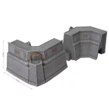 Mundus Imperialis Fortress: Corner (x2) erőd sarokelem készlet