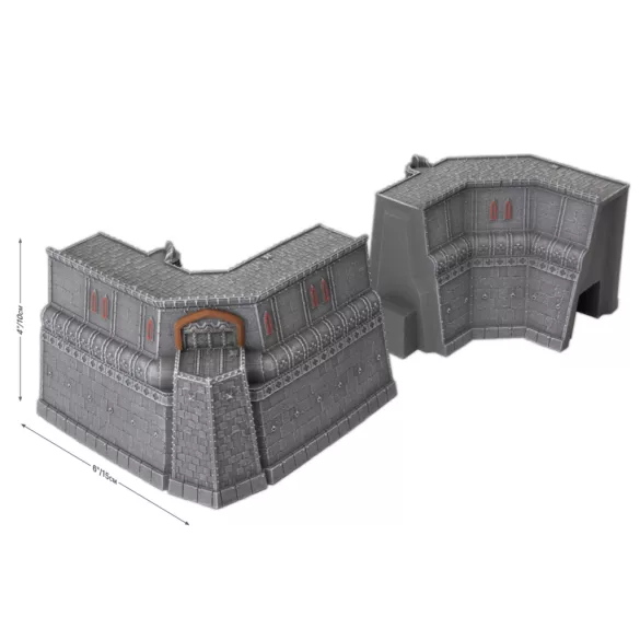 Mundus Imperialis Fortress: Corner (x2) erőd sarokelem készlet