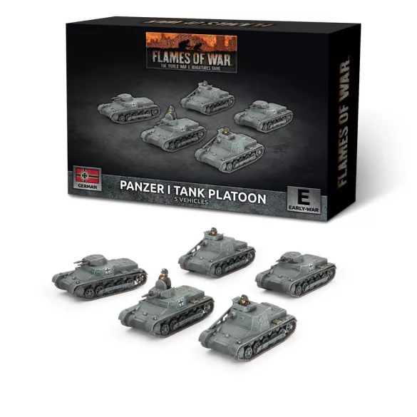 Flames of War - Panzer I Platoon (x5 Plastic)-GBX196