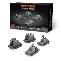 Flames of War - Panzerjager I Anti-tank Platoon (x4 Plastic)-GBX197