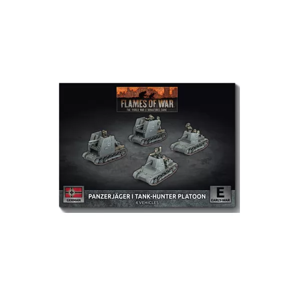 Flames of War - Panzerjager I Anti-tank Platoon (x4 Plastic)