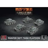 Flames of War - Panzer 38(t) Platoon műanyag miniatűra szett (5 db)