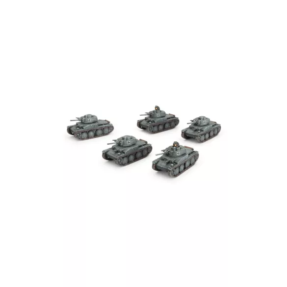 Flames of War - Panzer 38(t) Platoon műanyag miniatűra szett (5 db)